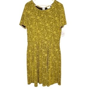 Lularoe Amelia gold/Black NWT Sz 3XL